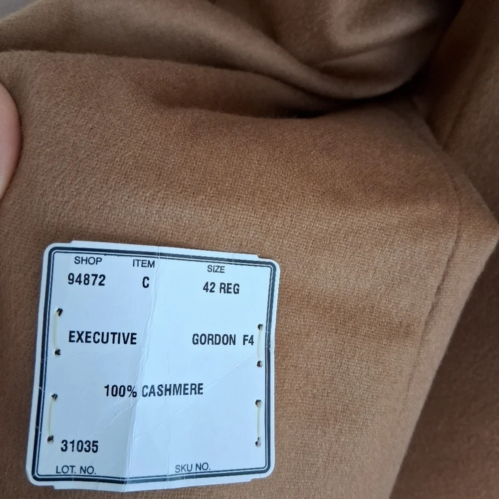 Jos. A. Bank Cashmere Gordon Camel Blazer Sport Jacket Size 42R NWT